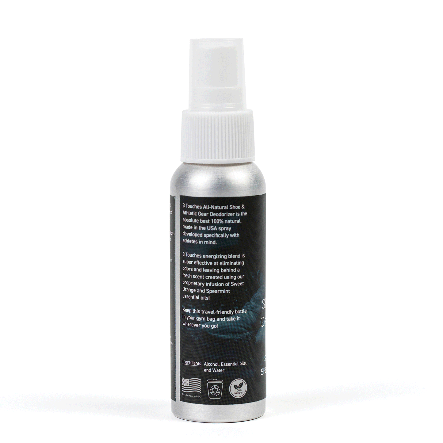 MADE FOR ATHLETES! - All Natural, Essential-Oil Based Shoe & Athletic Gear Deodorizer